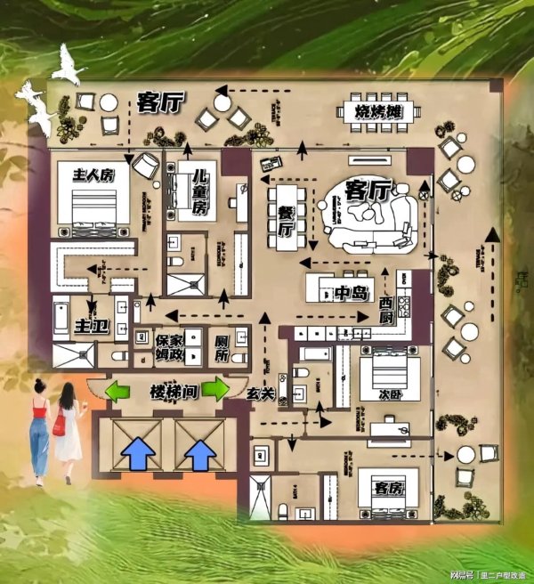 同翔网 380㎡打败99%大平层的秘方，安放一个灵魂的44米阳台！